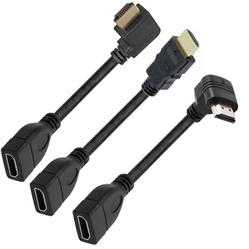 HDMI predlžovací kábel mužov a žien počítač, TV, notebook, set-top box, monitor, projektor koleno high-definition video