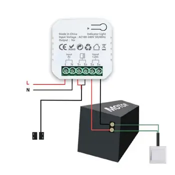 Jednoduchá Inštalácia Domov Ovládanie Hlasom Alexa Vzdialený Prístup Bezpečné Šifrovanie Radič Smart Home Wifi, Garážové Brány Tuya