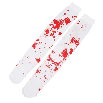 Krvný Pančuchy Postriekané Krvou Vysoké Ponožky Tematických 1 Pár Priateľská Prispôsobené pre Hororových Festivaloch