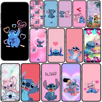 Krásne ružové L-Lilos S-Stitchs Anime Mäkký Kryt pre Xiao Redmi Poznámka 10 12 Pro Max 10A 10C 12C 10X 10S 8T CCasing Telefón Prípade