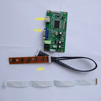 LED VGA HDMI kompatibilné s LCD EDP mini Radič Rada diy KIT Pre NV156FHM-N47/N48 NV156FHM-N49 karta Displej PANEL