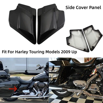 Lesklý Čierny Motocykel, ABS Plast Ľavej Pravej Strane Krytu Panely Pre Harley Turné Road King Electra Street Road Glide 2009-2023