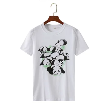 Letné Print Biele Ženy T-shirt Jednoduché Módy Mládež Krátky Rukáv T Shirt Módne Žena Blúzky 2023 Streetwear y2k Oblečenie Top