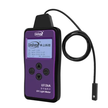 LS126A UV svetlo, UV meter ožiarenosť meter pre UV LED zdroj svetla Liečenia stroj s ultra-malá sonda, senzor