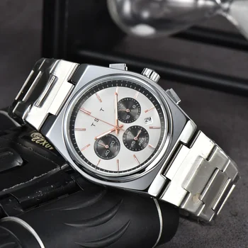 Luxusné Pôvodnej Značky Muži Hodinky Quartz PRX Chronograf Kvalitné Náramkové hodinky Automatický Dátum Top AAA Muž Hodiny Doprava Zadarmo