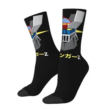 Mazinger Z-Zábavné anime posádky ponožky pre mužov, unisex, vyvolali ponožky, UFO robot, jar, leto, jeseň, zima