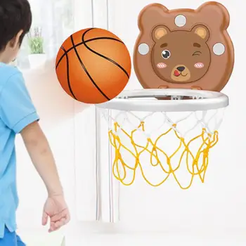 Mini Basketbal Hoop Montessori Hračky s Príslušenstvom, Basketbal Operadlo Hračka pre funkčné Dvere Domov Dospelých Dary