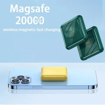 Mini Magsafe Power Bank 50000mAh Kompaktný Prenosný Mobilný Telefón Externé Napájanie Bezdrôtového Rýchle Nabíjanie Magnetické Power Bank