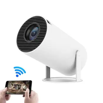Mini Projektor Bezdrôtový Prenosné Domáce Projektory Telefón Filmový Projektor Krytý So 180-Stupňové Otáčanie Stáť A Hifi Reproduktor