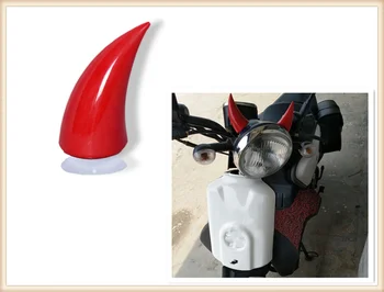 Motocykel dekoratívne prilba horn bulík plastový roh dekorácie pre KTM 350EXC-F ŠESŤ DNÍ 400XC-W 400EXC 400EXC-R
