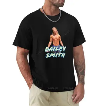 muž v lete pre chlapcov Bailey Smith Krátke Estetické oblečenie plus veľkosť mens topy oblečenie nové mužov bavlnené tričko