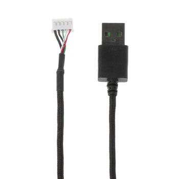 Myš USB Linky Drôt, Kábel Myši Opraviť DIY Dáždnik Lano ForRazer DeathAdder D5QC