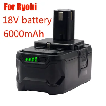 Nahradiť Ryobi ONE18V Wireless Power Nástroj BPL1820 P108 P109 P106 RB18L50 RB18L40 Lítium-Iónová Batéria 6000mAh