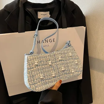 Najznámejšie značky dizajn tašky pre ženy 2023 nové luxusné bolso replika Módne Retro Kabelka Žena Taška cez Rameno pearl taška cez rameno