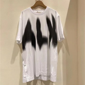 Nová Biela ALYX 1017 9SM Graffiti Atramentové Logo Funkčné Tričko Muži Ženy 1:1 Najlepšiu Kvalitu T-Shirt Topy Tee y2k