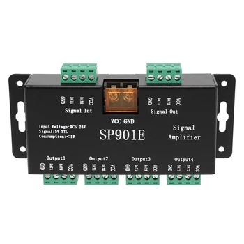 Nové SP901E LED Pixel WS2812B WS2811 SPI Signálu Zosilňovač Opakovač Pre WS2813 SK6812 WS2815 WS2801 SK9822 Atď Všetky RGB