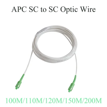 Optické Rozšírenie Drôt APC SC na SC v Jednom režime Single-core Krytý Previesť Patch Kábel 100M/110M/120M/150M/200M Optického Kábla