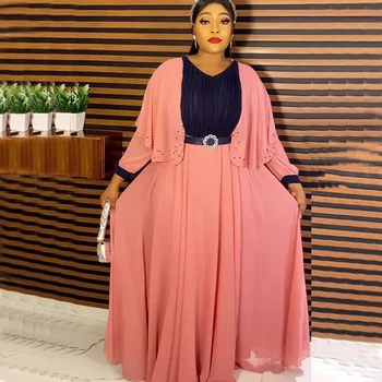 Plus Veľkosť African Party Šaty Pre Ženy 2023 Nové Módne Dashiki Ankara Svadobné Šaty Elegantné Turecko Moslimskou Maxi Šaty