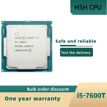 Použitý procesor Intel Core i5-7600T i5 7600T 2.8 GHz Quad-Core Quad-Niť, CPU Processor 6M 35W LGA 1151