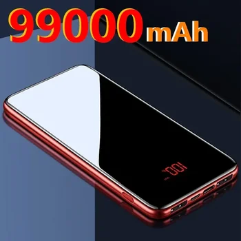 Power Bank 99000mAh Prenosný Nabíjací Výkon Banka 10000mAh USB Power Bank Externá Nabíjačka Pre iPhone Pro Xiao Huawei