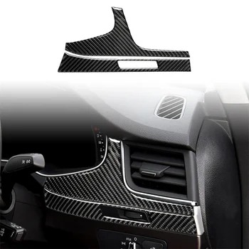 Pre Audi Q7 SQ7 4M 2016-2019 Auto Samolepky Uhlíkových Vlákien Auto Nástroj Ľavý Rám Orezania Kryt Výbava Interiéru Auto Príslušenstvo