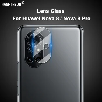 Pre Huawei Nova8 / Nova 8 Pro 4G 5G Jasné, Ultra Slim Zadné zadný Objektív Fotoaparátu Chránič Kryt Mäkké Tvrdené Sklo ochranný Film