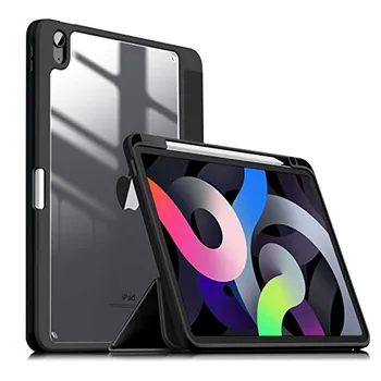 Pre iPad Vzduchu 5 10.9 2022 A2588 A2591 Smart Cover S Ceruzkou Držiak Pre iPad Vzduchu 4 10.9 2022 Akryl Späť Prípad Tabletu