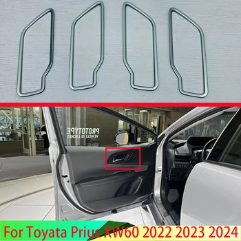 Pre Toyata Prius XW60 2022 2023 2024 Auto Príslušenstvo, ABS Vnútorné Dvere, Rukoväť Kryt Chytiť Misy Trim Vložte Rám Rám Obloha