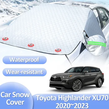 Pre Toyota Highlander XU70 XLE Kluger 2020~2023 Auto Zime Sneh Pokrýva prednom skle Ľad Protecti Kryt Anti-Frost Auto Príslušenstvo