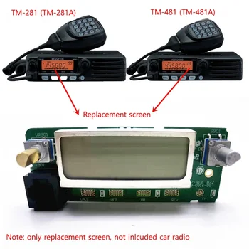 Predný Panel LCD Displej Ovládanie Obrazovky Náhrada za Kenwood TM281 TM481 TM281A TM481A TM-281 281A 481 481A Auto Mobile Radio