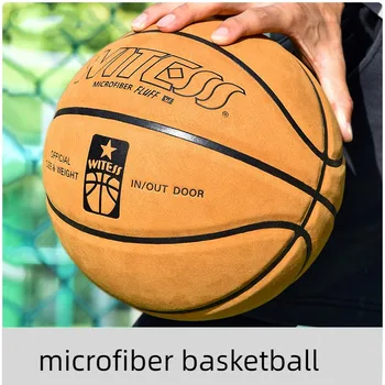 Profesionálne Veľkosť 5 Veľkosť 7 Basketbal Mikrovlákna, Anti-slip Opotrebovaniu Dospelých Školenia Zápas Loptu, Vonkajší Krytý Basketbal