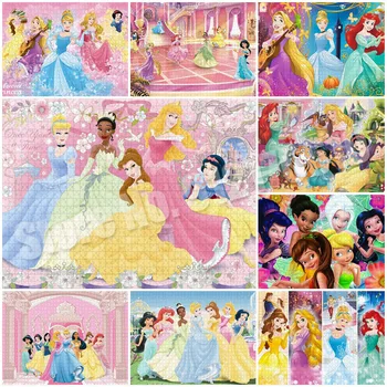 Puzzle pre Dospelých 1000 Kusov Disney Princezná Papierové Skladačky Puzzle Vzdelávacie Decompressing Diy Veľké Puzzle Hra, Hračky, Darčekové