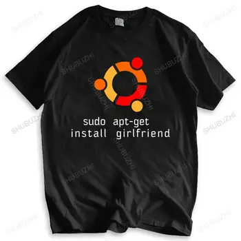 Pánske letné bavlnené tričko voľné topy ubuntu LINUX pre ľudské bytosti T-shirt Top Lycra unisex tričko-shirt Harajuku Hip Hop tees