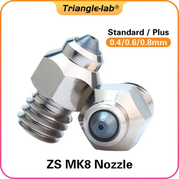 R Trianglelab ZS MK8 Tryska pre 3D tlačiarne hotend 1.75 MM Vlákna J-vedúci cr10 tepla blok ender3 hotend m6 Závit
