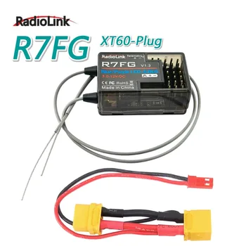 RadioLink R7FG 2.4 GHz 7CH Dual Antény Receiver, Vysoké Napätie Integrovaný Gyroskop Verzia Pre Radiolinks RC6GS RC Vysielač