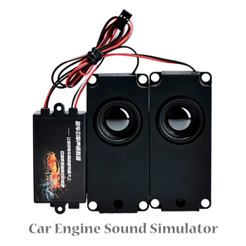 RC Auto v Pohode Plyn Prepojenie Skupín Zvuk Motora Simulátor S 2 Reproduktormi 2,4 GHZ Prijímač Pre 1:10 RC Šport Model Auta Časť