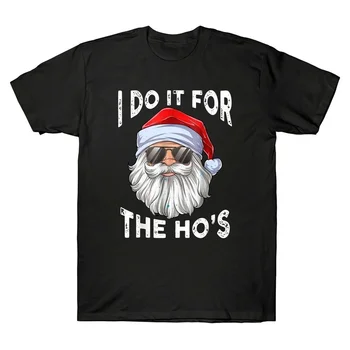 Robím To pre Ho to Santa Claus s Okuliare Vianočné Retro pánske Tričko Tee Bavlna