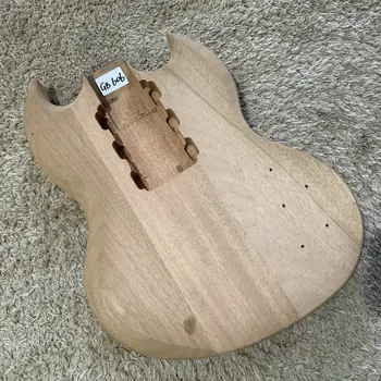 SG, Model Elektrická Gitara Telo Prírody Farba HHH Snímače Pevné Redwood DIY Gitarové Časti Nahradiť Príslušenstvo GB606