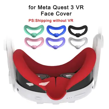 Silikónové bočný Kryt Pre Meta Quest 3 Okuliare Nahradenie VR Tvár Rozhranie Ochranný Kryt, Farebné Potu Očná Maska Nové