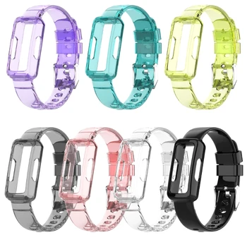 Silikónové Jasné, Športové Smartwatch Popruh Crystal Sledovať Pásmo Pre Inspire3