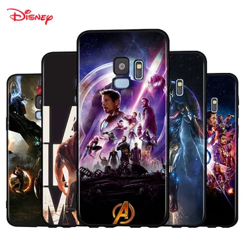 Silikónové Krytie Iron Man Marvel Avengers Pre Samsung Galaxy A8 A9 A7 A6 A6S A8S Plus A5 A3 A02 Star 2018 2017 Telefón Prípade