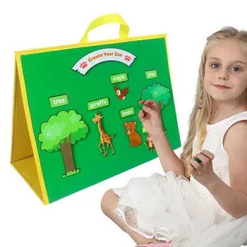Skladacia Cítil Príbeh Rady Montessori Hračky Rozprávanie Rada Obojstranné Výučby Rada Skoré Vzdelávanie Pre Batoľatá