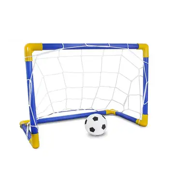 Skladací Mini Futbal, Futbalový Loptu Cieľom Post Net Nastavený Žiadny Zápach Deti Vonku