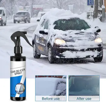 Sneh Cleaner Spray Auto Čelné Sklo Deicer Sprej Na Aute Zimné Príslušenstvo Okamžite Defrosts A Topí Anti Námrazy Protimrazovú Ochranu