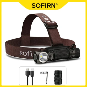 Sofirn SP40 LED Svetlomet XPL2 1200l 18650 USB C Nabíjateľná Svetlometu 18350 Baterka s Indikátor Napájania Magnet Chvost