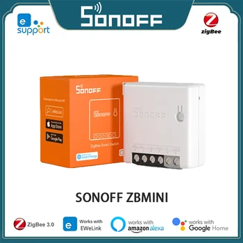 SONOFF Zigbee Mini ZBMINI DIY Smart Switch Relé Istič Modul 2 Way Switch, Smart Home Automation Cez EWelink Alexa Domovská stránka Google