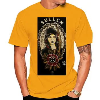 Sullen Mužov Komory Reaper T-Shirt Čierna 5XL Hip Hop Oblečenie Bavlna Krátky Rukáv T Shirt Top Čaj Čaj Košele Lumbálna O-Krku