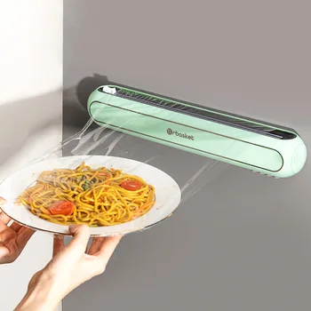 Svetlo Luxusný Magnetická Sací Držať Film Fréza pre Domácnosť Tin Papiera obojstranná Posuvné Nôž Fréza Box