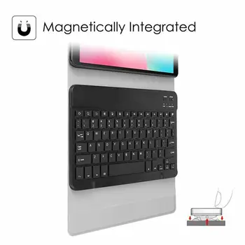 Tablet Keyboard pre Vysokú Produktivitu Premium Tablet Ochranné Prípade Bezdrôtovej Bluetooth Klávesnice, 7 Farieb Podsvietenia Magneticky