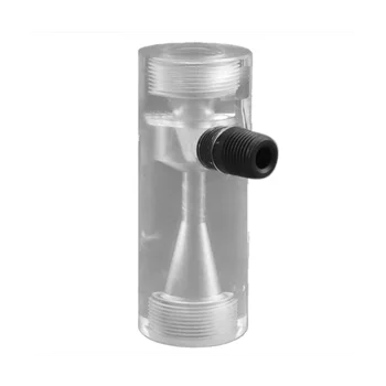 Transparentné PMMA Akryl Vody Injektorový Systém Zavlažovania Venturiho Hnojivo Mixér Jet Devive Organického Skla Vysúvanie(B)